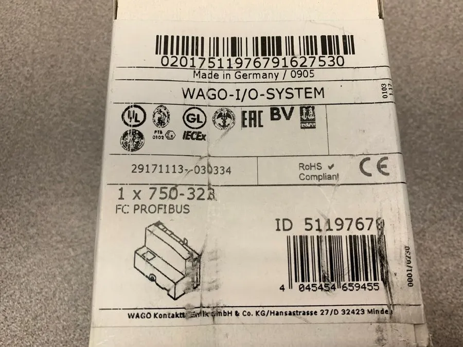 Модуль WAGO 750-323 Profibus DP module