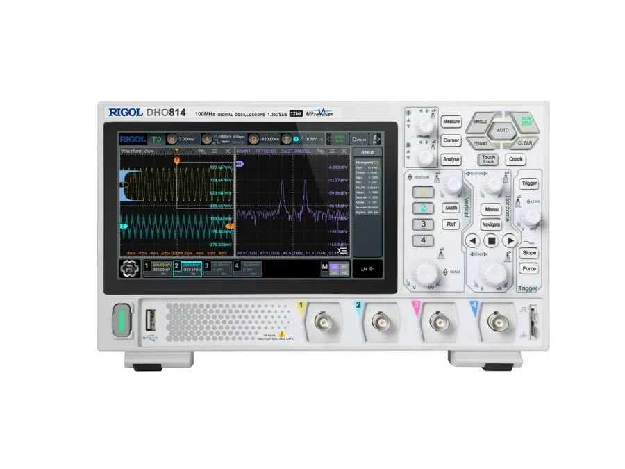 Осциллограф RIGOL Digital Oscilloscope DHO814 4 Channels / 100MHz