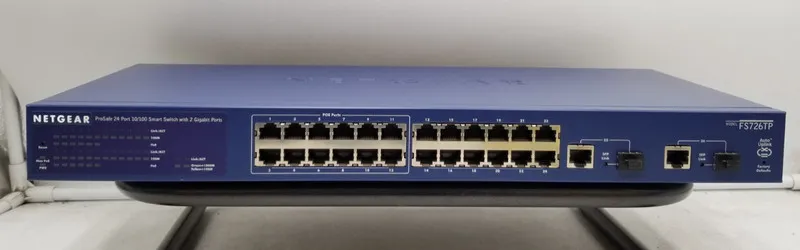 Коммутатор Netgear Prosafe FS726TP V1 24-Port 12-Port PoE Smart Ethernet Switch