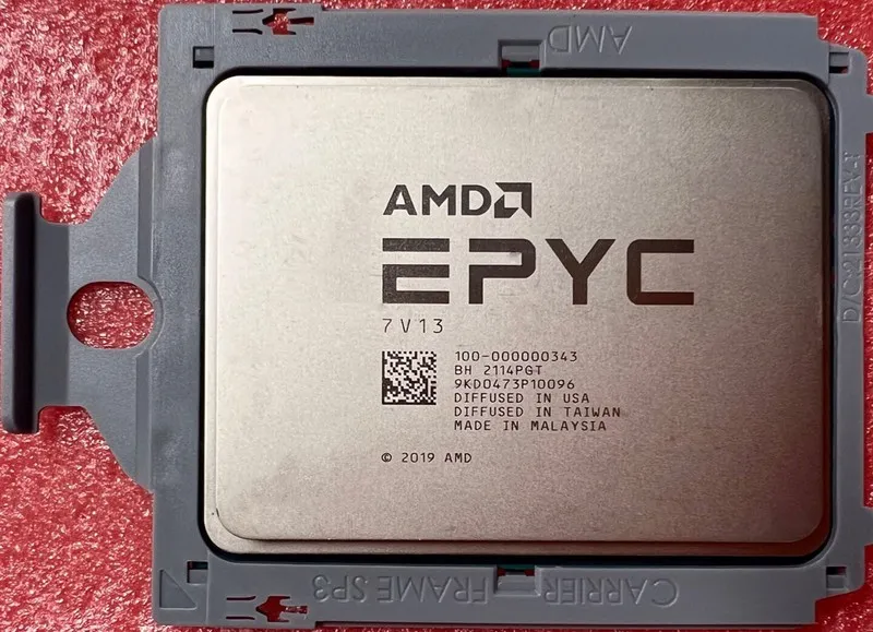 Процессор Unlocked AMD EPYC Milan 7V13 2.45GHz 64-Core 128-Thread 280W CPU Proce