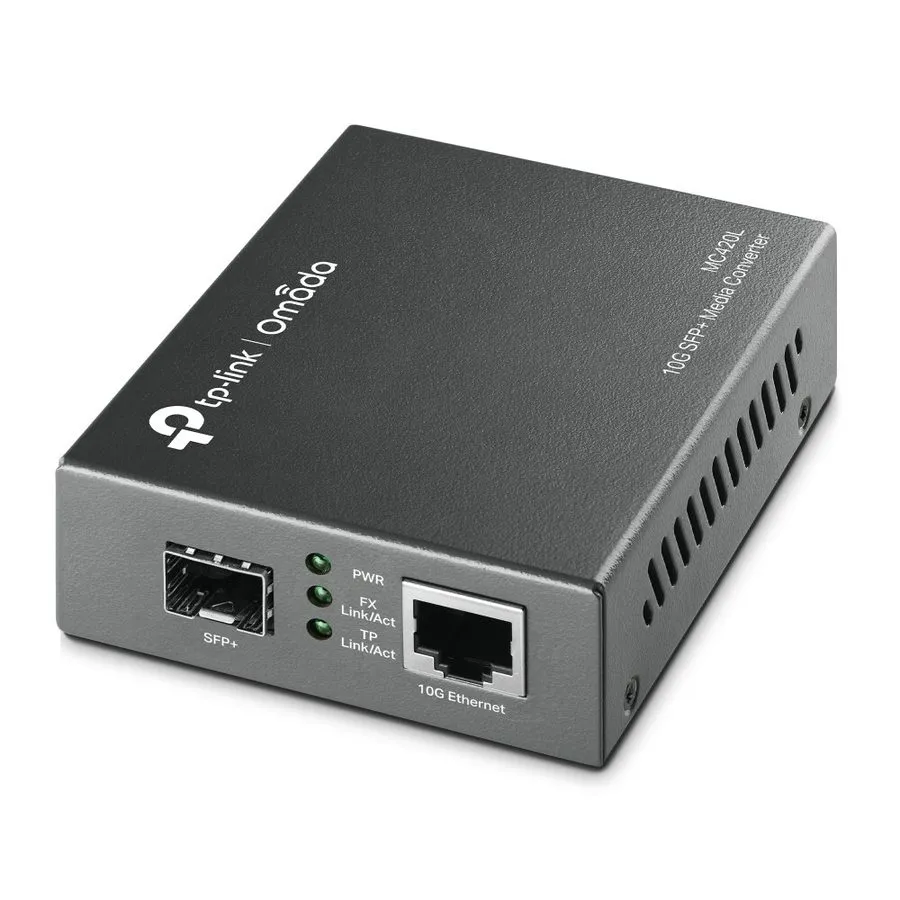 Медиаконвертер Omada MC420L, 10G Multi-Gigabit SFP Media Converter