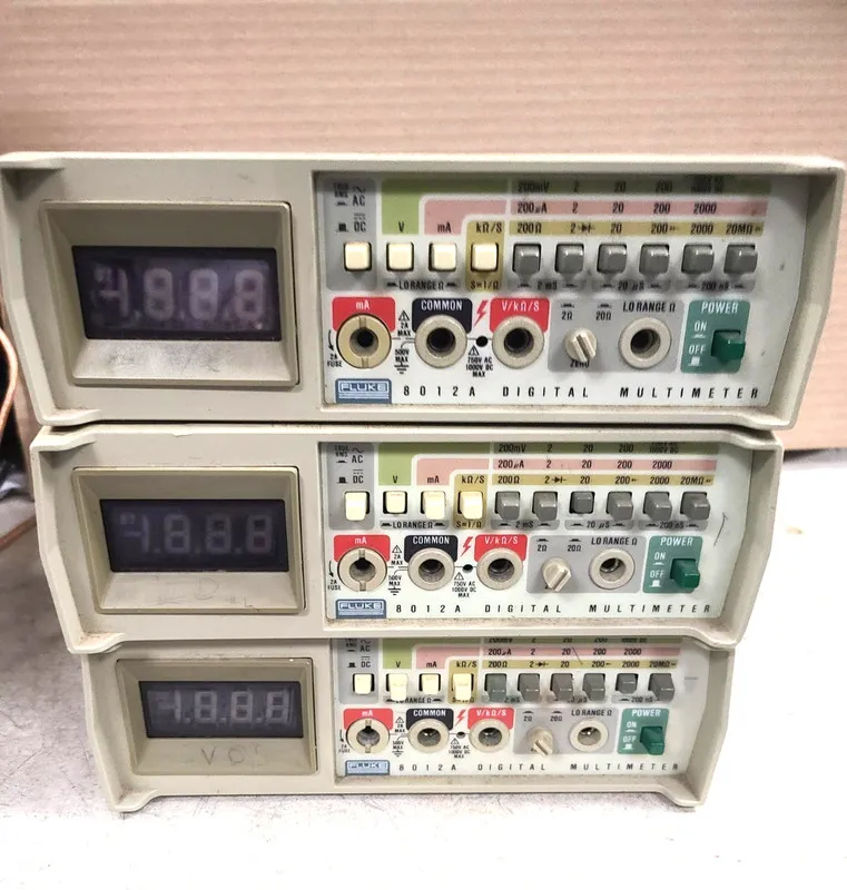 Мультиметр 3X, Fluke 8012A Desktop Digital Multimeter 1K no probes