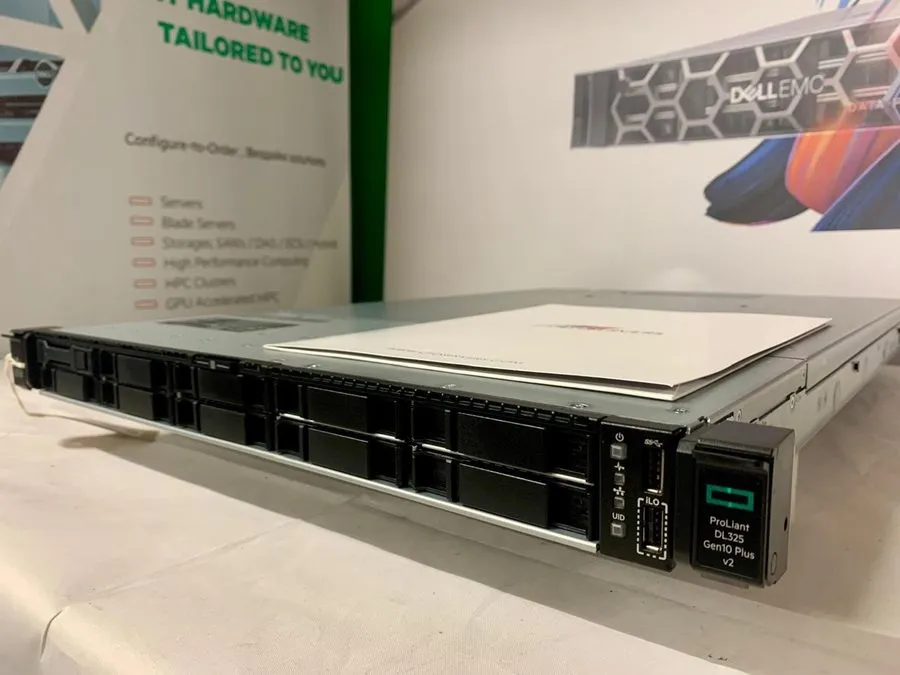 Сервер HPE DL325 Gen10 1x EPYC 7452 32-Cores 256GB-R P408i 8x 1.92TB 2x 800W 1U 