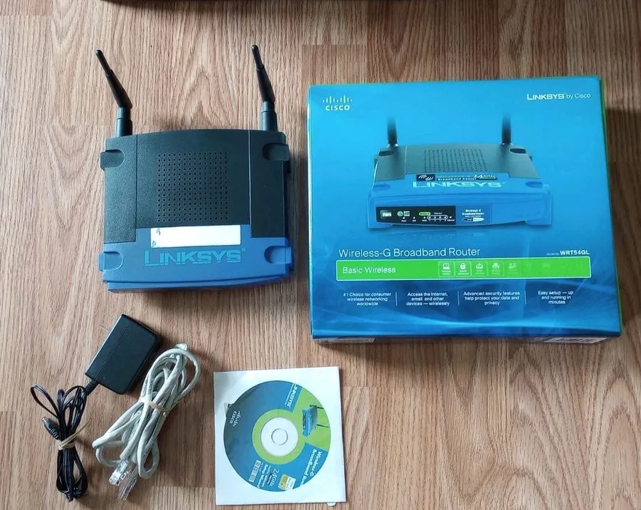 Маршрутизатор Cisco Linksys Wireless-G Broadband Router WRT54GL