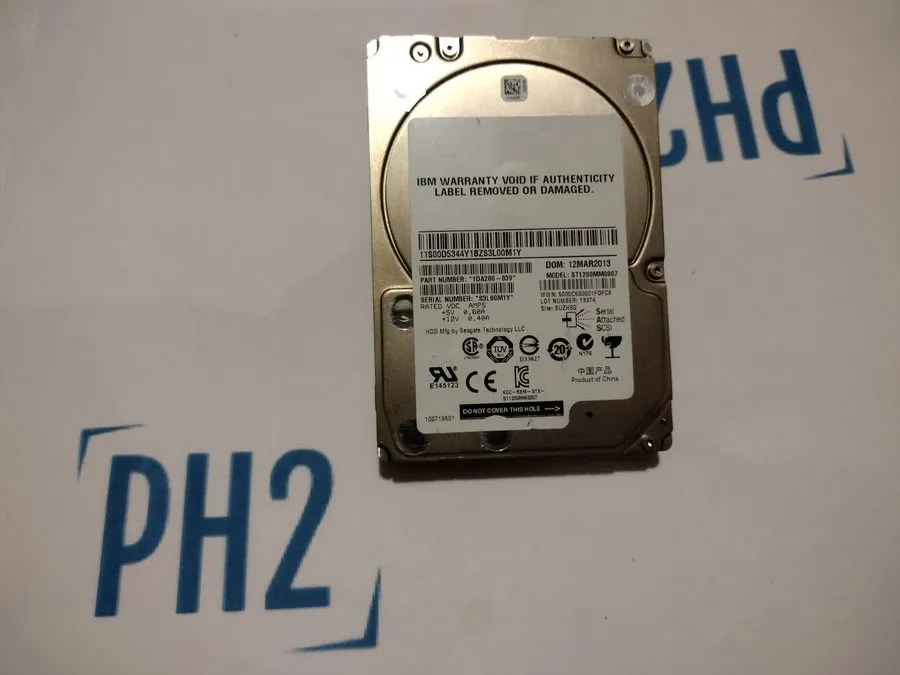 Жёсткий диск Seagate ST1200MM0007 00D5344 1.2TB 10K RPM 6Gb/s 2.5" SAS ENTERPRIS