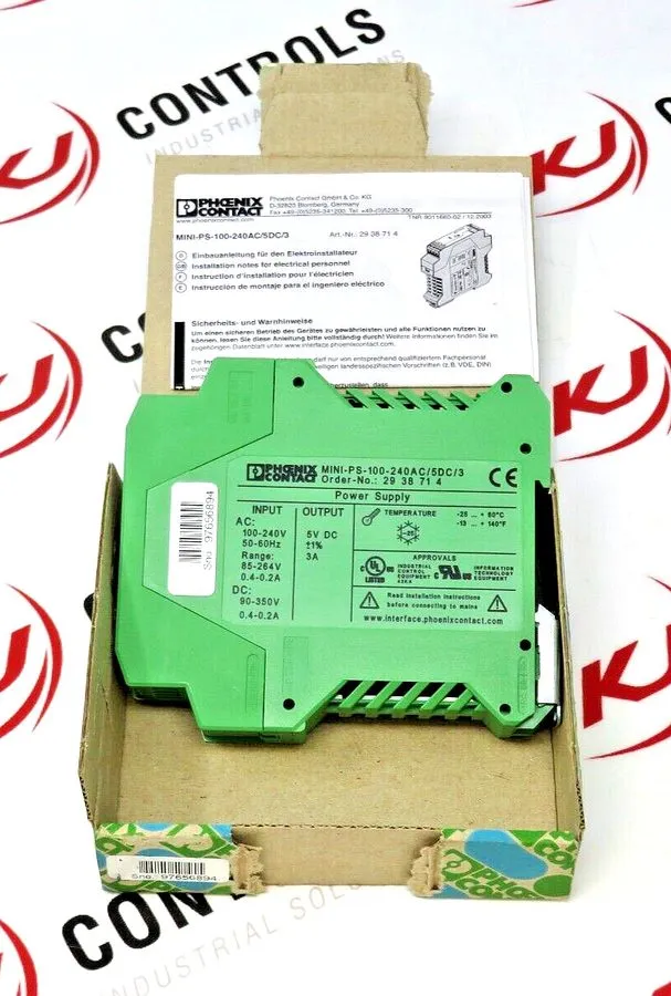 Блок питания Phoenix Contact MINI-PS-100-240AC/5DC/3 2938717 15W 3A DIN Rail Pow