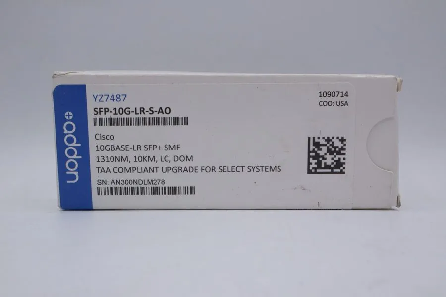 Трансивер AddOn SFP-10G-LR-S-AO Cisco Compatible TAA Compliant 10GBase-LR SFP+ T — фото лота 1