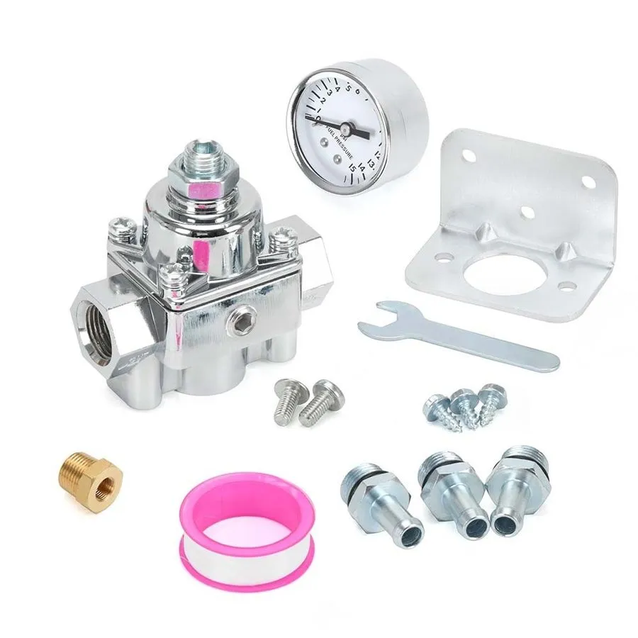 Трубопроводная арматура 12-803 Adjustable Fuel Pressure Regulator Fit — фото лота 2