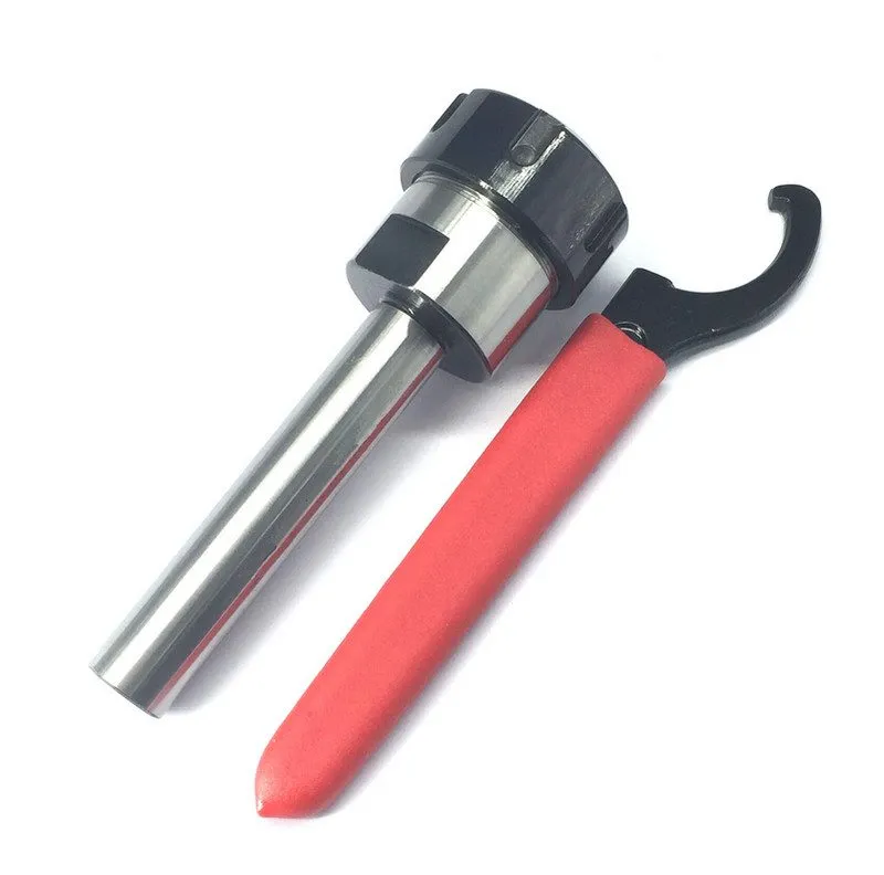 Режущий инструмент C25 ER25UM 150L Collet Chuck Holder Straight Shank + Wrench — фото лота 1