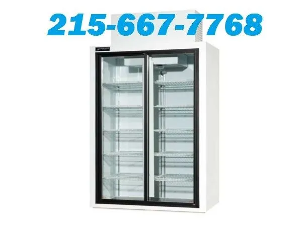 Холодильный шкаф Powers BT52SD 2-Door Glass Reach-In Merchandiser Refrigerator C — фото лота 1