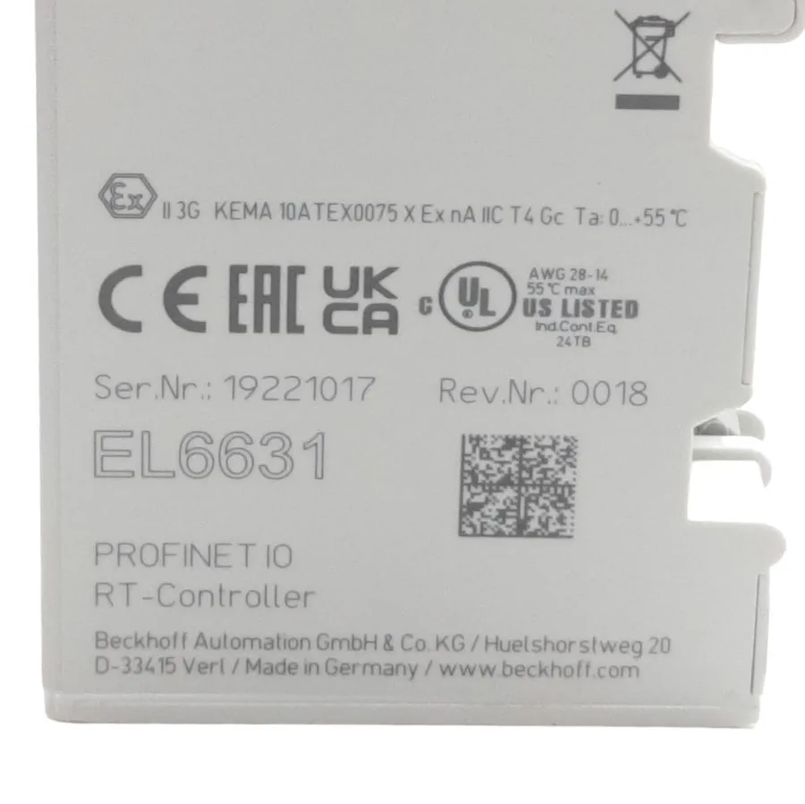 Модуль ввода-вывода Beckhoff EL6631 Communication EtherCAT Terminal