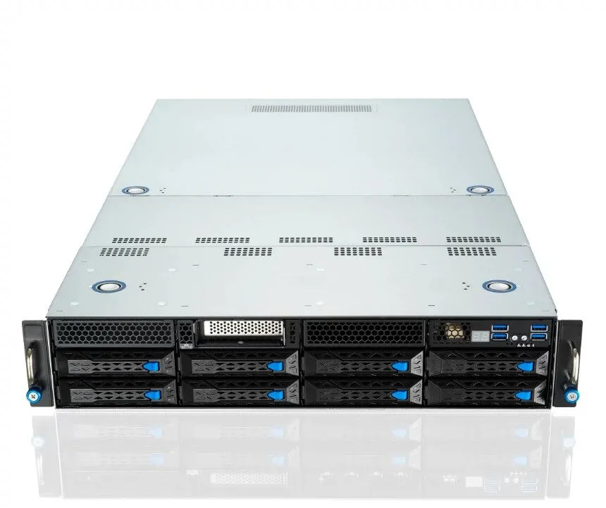 Сервер ASUS ESC4000-E10 2U 4 GPU SERVER 8X3.5"Support 2xLGA4189 CPU, 4 dual slot