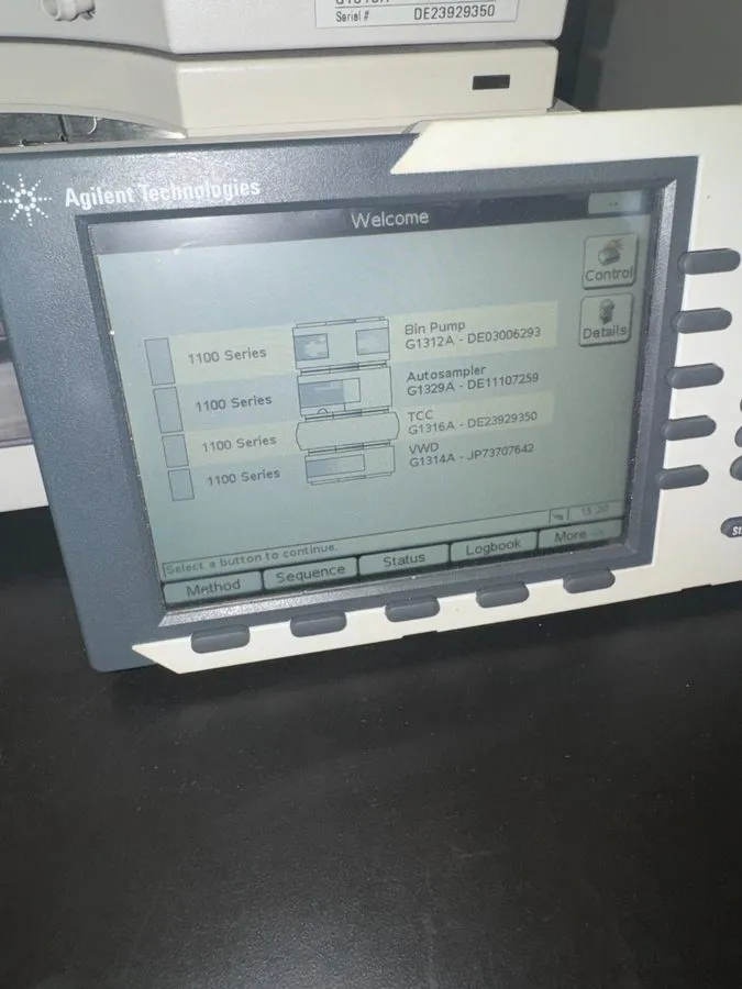 Хроматограф HP/Agilent 1100 HPLC System Pump Autosampler G1314A VWD Detector #18