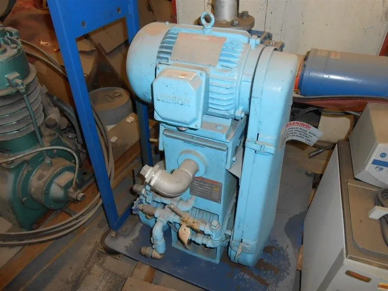Вентилятор BOC Edwards High Vacuum Pump Model 900-148-041XS w/ Blower and Filter — фото лота 1