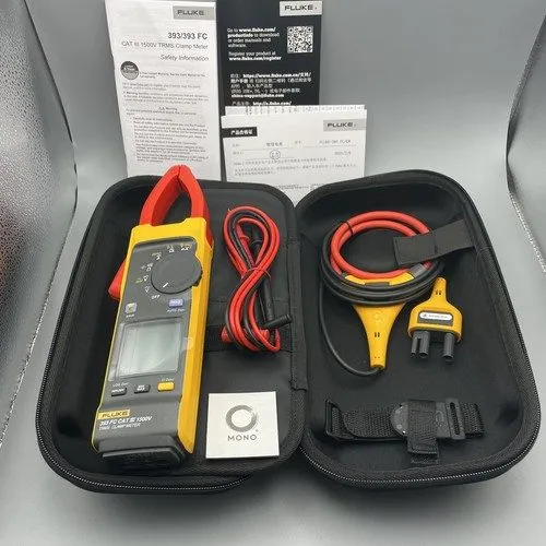 Тестер Fluke 393 FC True RMS Clamp Meter 1500V CAT III, Compact IP54 Rated