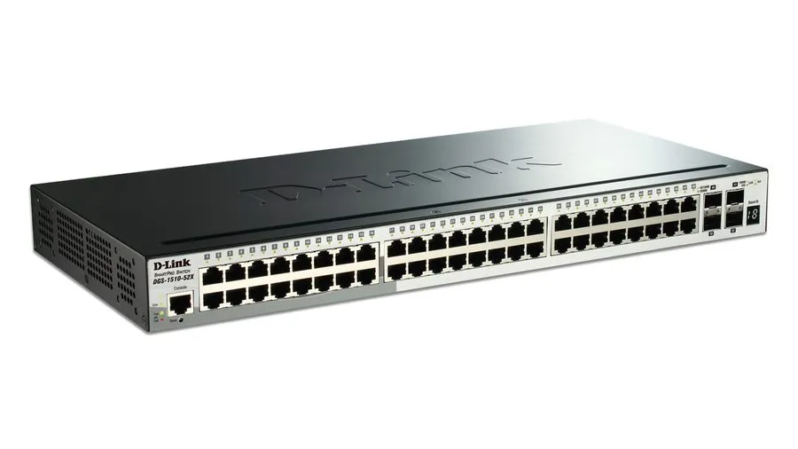 Коммутатор D-Link DGS-1510-52X SmartPro 48-Port Gigabit Switch with 4 10GbE SFP+