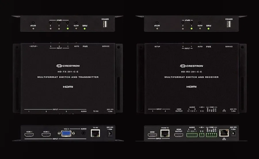 Объектив Crestron HD-MD-400-C-E DM Lite HD Scaling Auto-Switcher HDMI Catx Exten — фото лота 1