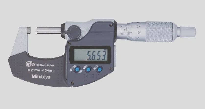 Микрометр MITUTOYO Coolant-proof Micrometer MDC-25MX 0~25mm 0.001 mm