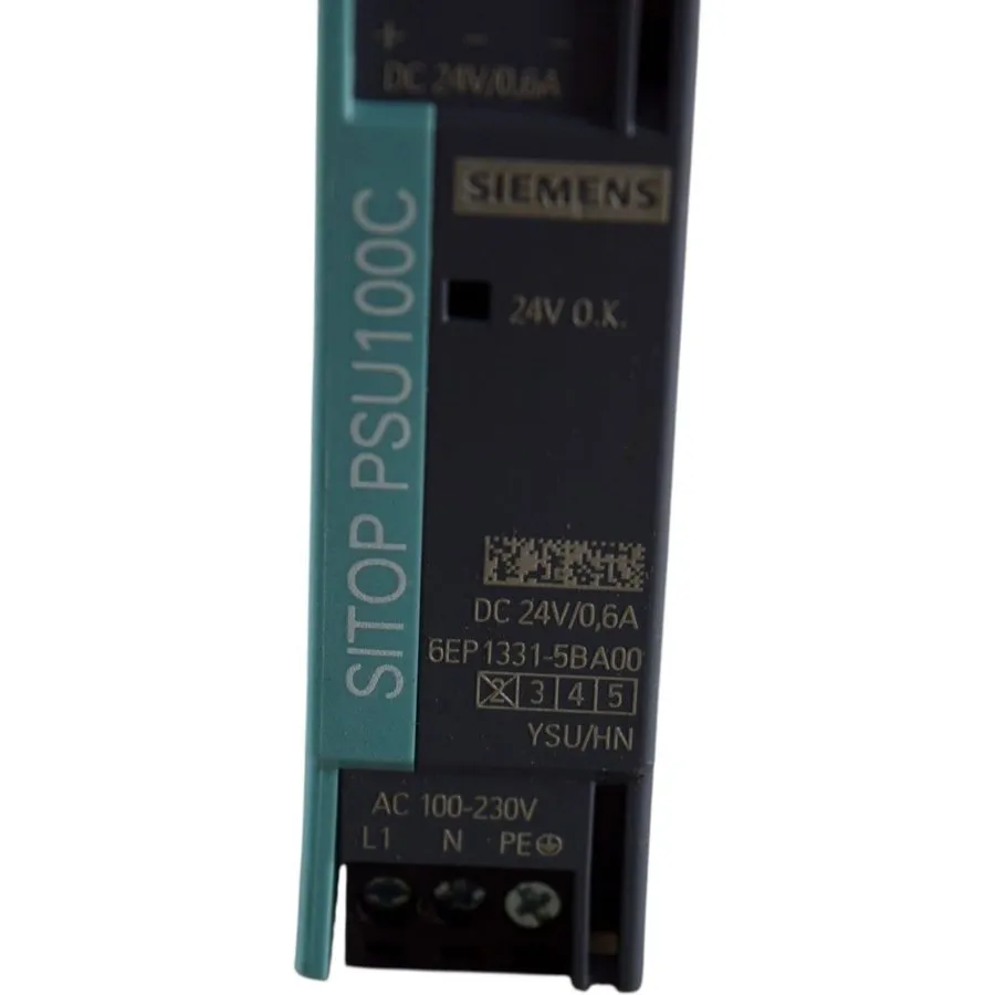 Блок питания Siemens SITOP PSU100C 6EP1331-5BA00 24VDC 0.6A DIN Rail Power Suppl