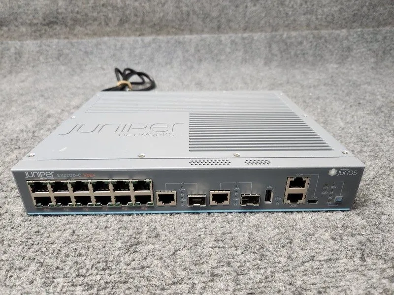 Коммутатор Juniper EX2200-C-12P-2G 12-Port PoE+ Compact Managed Switch