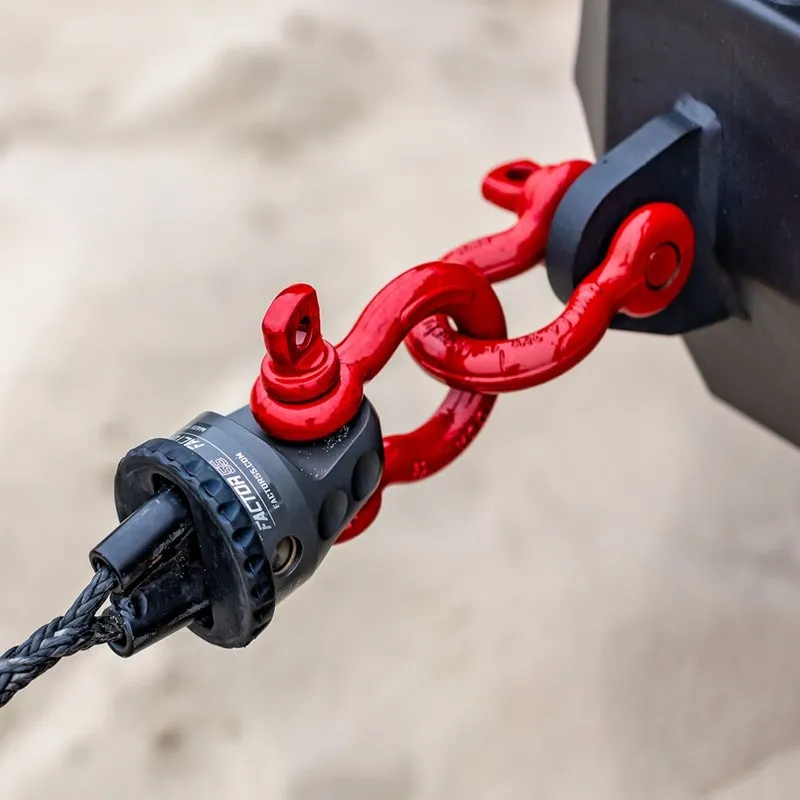 Такелажная скоба Factor 55 00064-01 Crosby Steel 3/4" Red D-Ring Shackle — фото лота 1