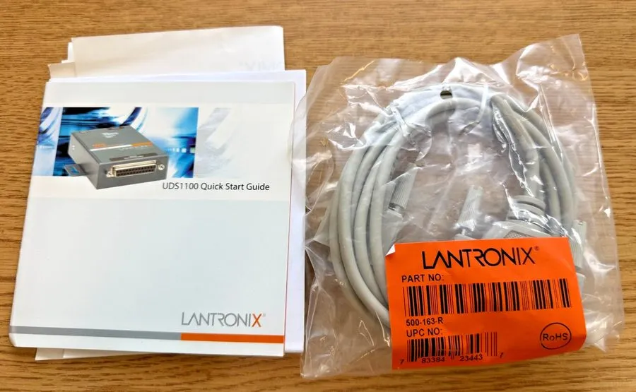 IIoT-устройство LANTRONIX UD1100002-01 UDS1100 1-Port Serial Device Server — фото лота 2