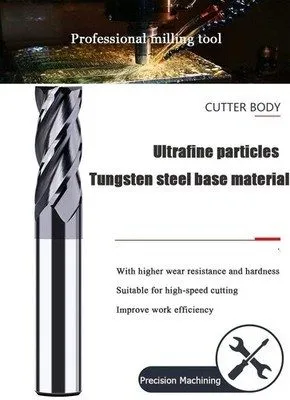 Режущий инструмент 1/4 FLUTE SINGLE END ALTIN COATED CARBIDE END MILL HTC 130-45 — фото лота 2
