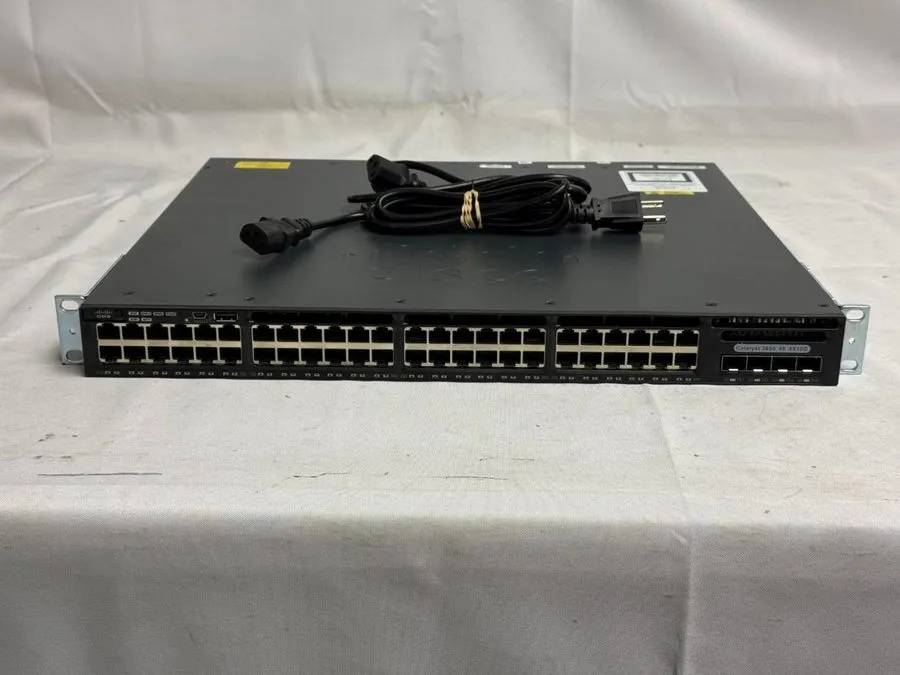 Коммутатор Cisco WS-C3650-48TQ-S 48-Port 4x 10GB SFP+ w/ AC Power 1 Year