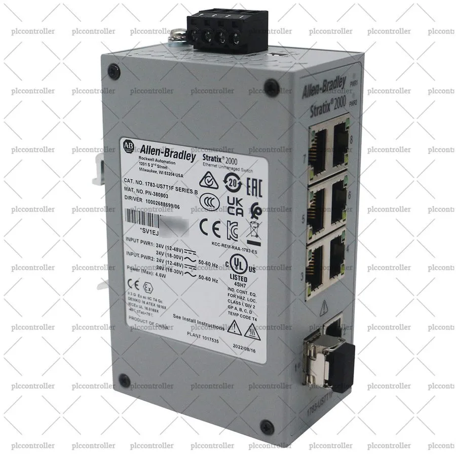 Коммутатор 1783-US7T1F Allen Bradley Stratix 2000 7T+1F Port Unmanaged Switch