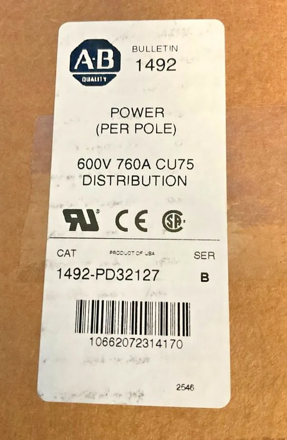 Клеммник Allen-Bradley 1492-PD32127 Ser B