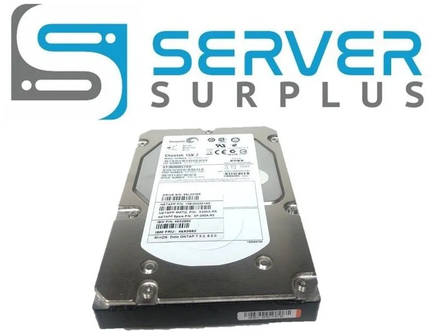 Жёсткий диск Netapp 600GB X290A-R5 46X0880 15K SAS 46X0882 HUS156060VLS600 3.5" 