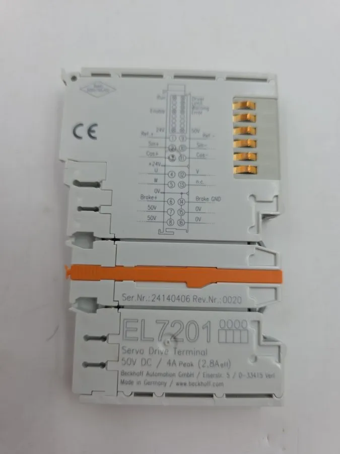 Модуль ввода-вывода El7201 Beckhoff EtherCAT Servo Drive Terminal 50v Dc 4A — фото лота 1