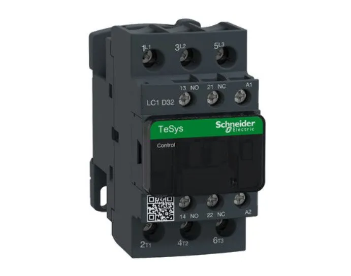 Контактор LC1D32U7 IEC contactor, TeSys Deca, Nonreversing, 32A, 20HP at 480VAC