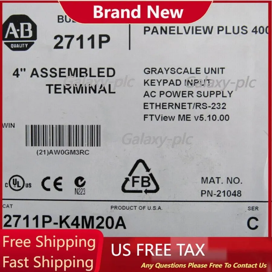 Панель оператора Allen-Bradley 2711P-K4M20A SER C PANELVIEW PLUS 400 Graphic Ter