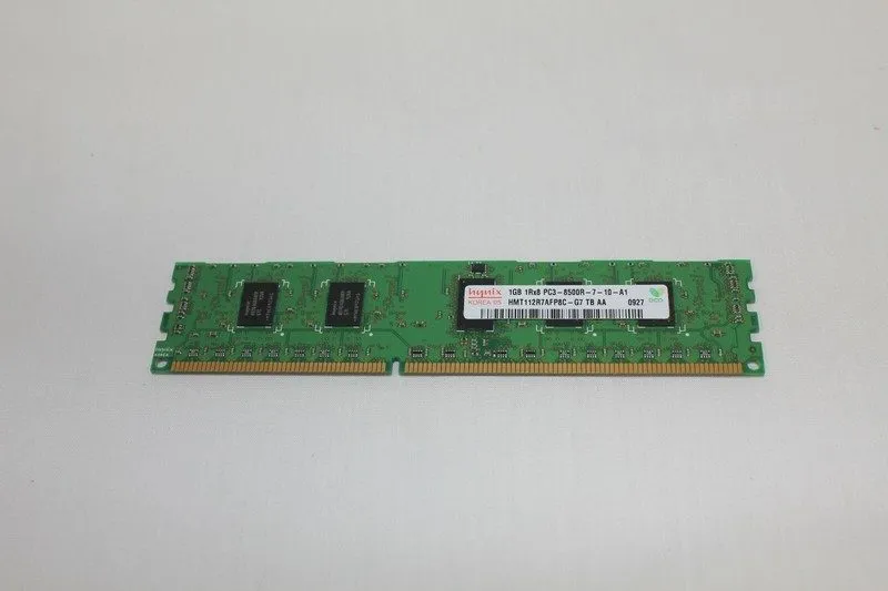 Модуль памяти HMT112R7AFP8C-G7TB Hynix 1GB PC3-8500 DDR3-1066MHz ECC Registered  — фото лота 1