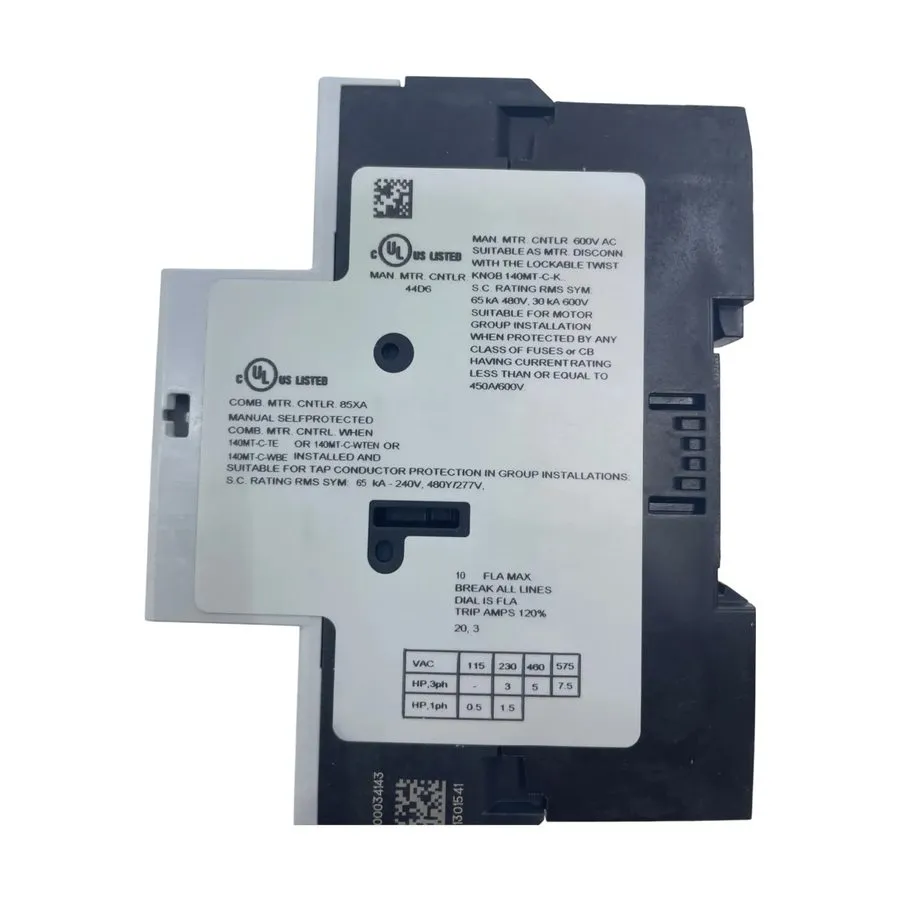 Автоматический выключатель AB 140MT-C3E-C10 Motor Protection Circuit Breaker, C  — фото лота 2