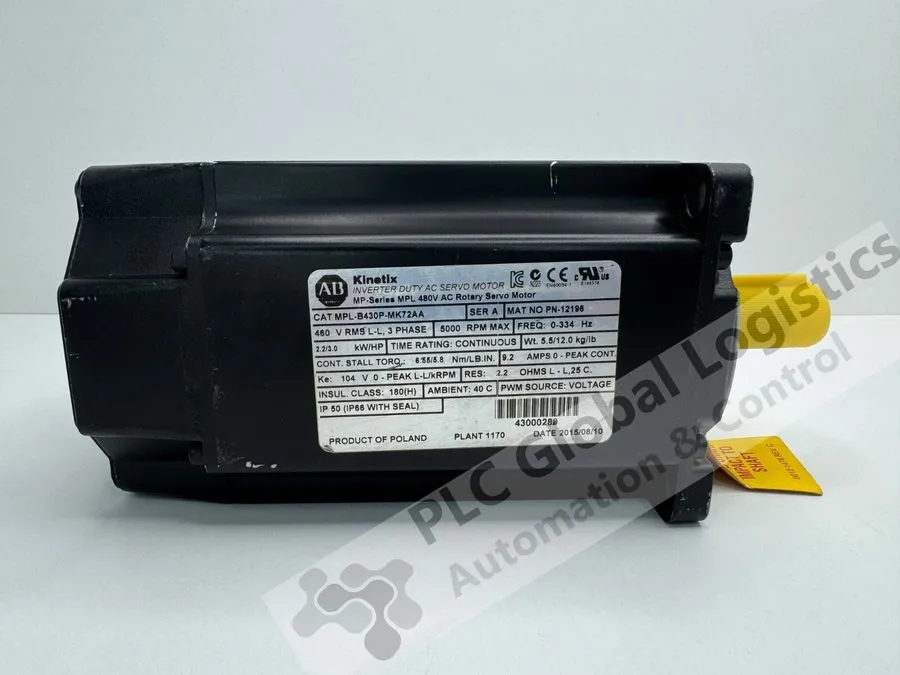 Серводвигатель Allen-Bradley MPL-B430P-MK72AA Servo Motor Spot stocks