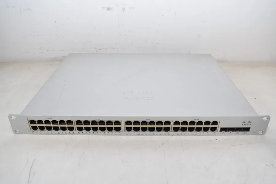 Коммутатор Cisco Meraki MS225-48LP 48-Port Gigabit PoE+ Switch 4x SFP+ 370W Uncl — фото лота 2