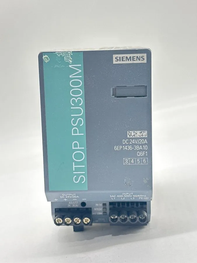 Блок питания Siemens SITOP psu300m Power Supply 6EP1436-3BA10 24VDC @ 20AMP