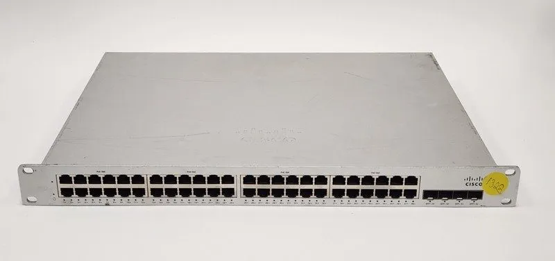 Коммутатор Cisco Meraki MS225-48LP 48-Port Gigabit PoE+ Switch 4x SFP+ 370W Uncl