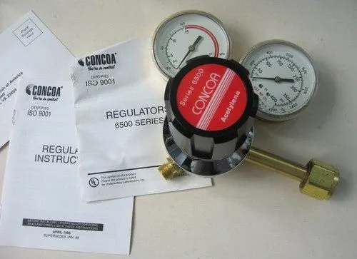 Трубопроводная арматура Concoa 6500 Series Single Stage Gas Regulator Acetylene 