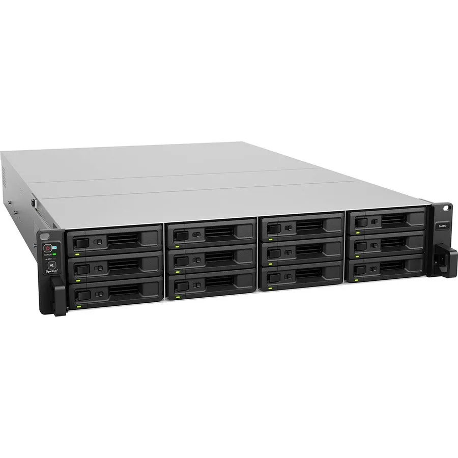 Сервер Synology SA3410 12-Bay 2U NAS Enclosure, Intel Xeon D-1541, Diskless