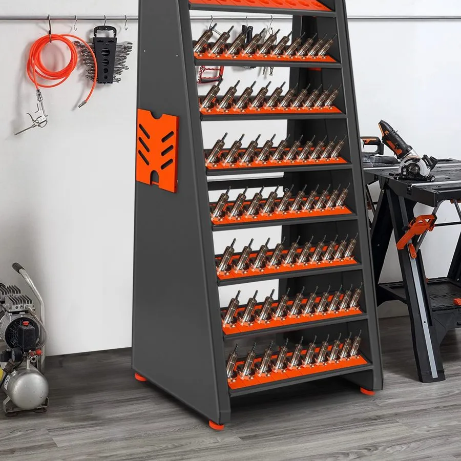 Режущий инструмент BT40/CAT40 80CAP CNC Tool Storage Organizer Tool Holder Rack
