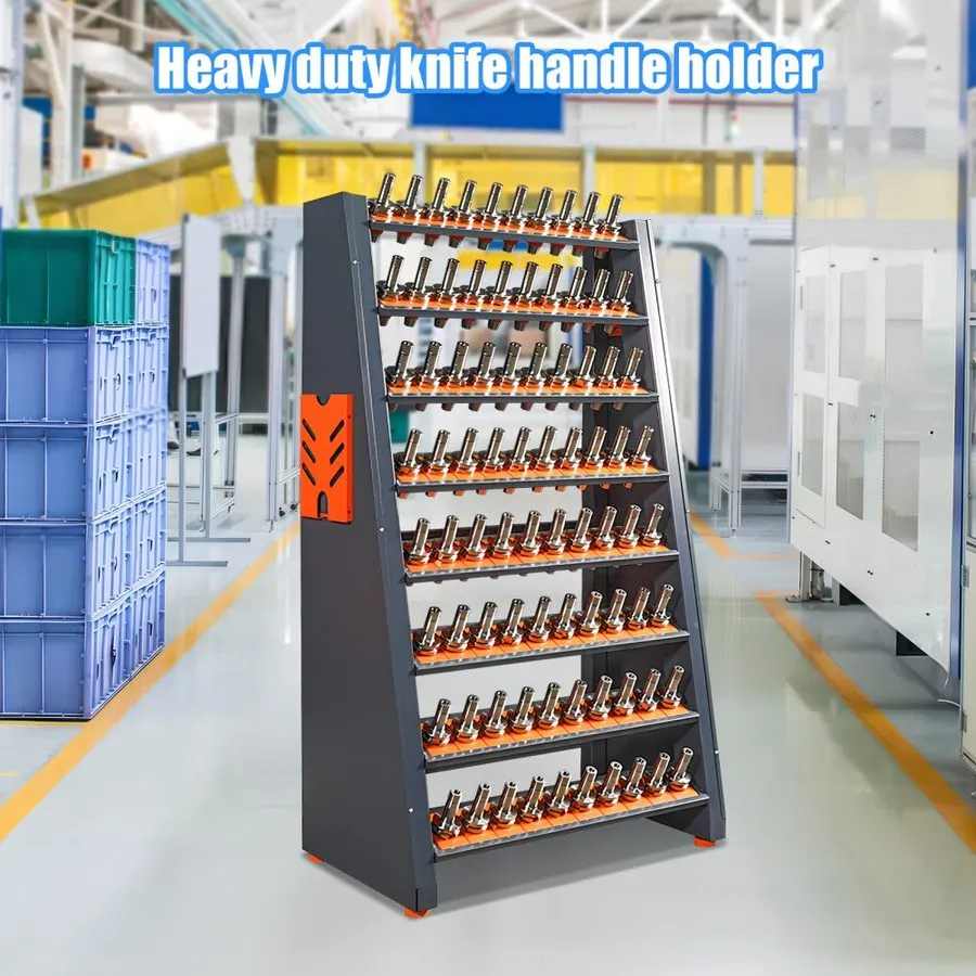 Режущий инструмент BT40/CAT40 80CAP CNC Tool Storage Organizer Tool Holder Rack — фото лота 2