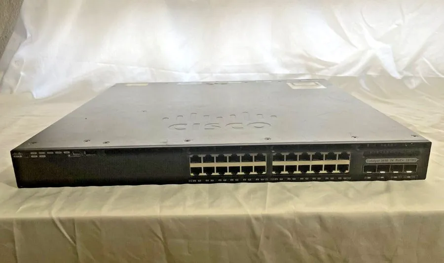 Коммутатор Cisco Catalyst 3650 24-Port PoE 2x 10G SFP+ Network Switch WS-C3650-2