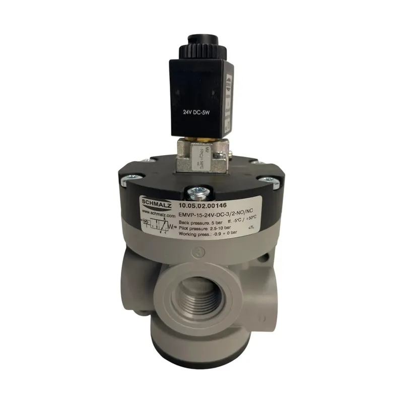 Пневмоклапан Schmalz EMVP-15-24V-DC 3/2 NO/NC Vacuum Pneumatic Valve Unit