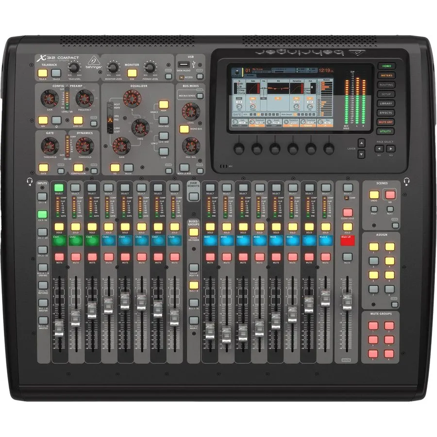 Микшерный пульт Behringer X32 Compact 32-Channel 40-Input, 25-Bus Digital Mixing