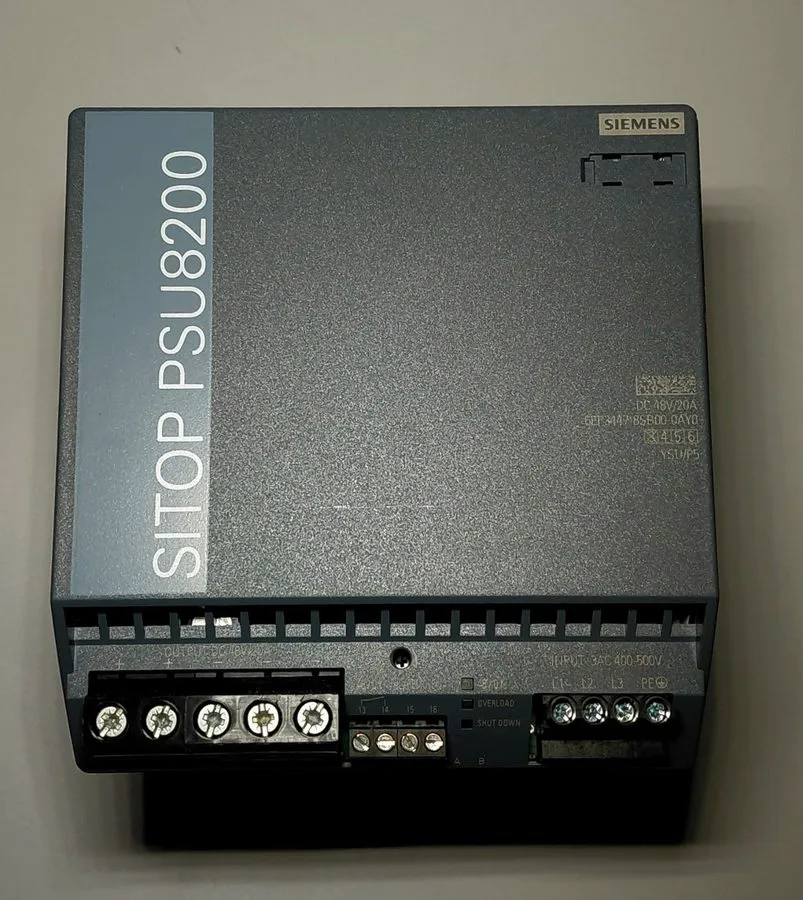 Блок питания Siemens SITOP PSU8200 Power Supply Unit Din Rail 480W 20A 24VDC