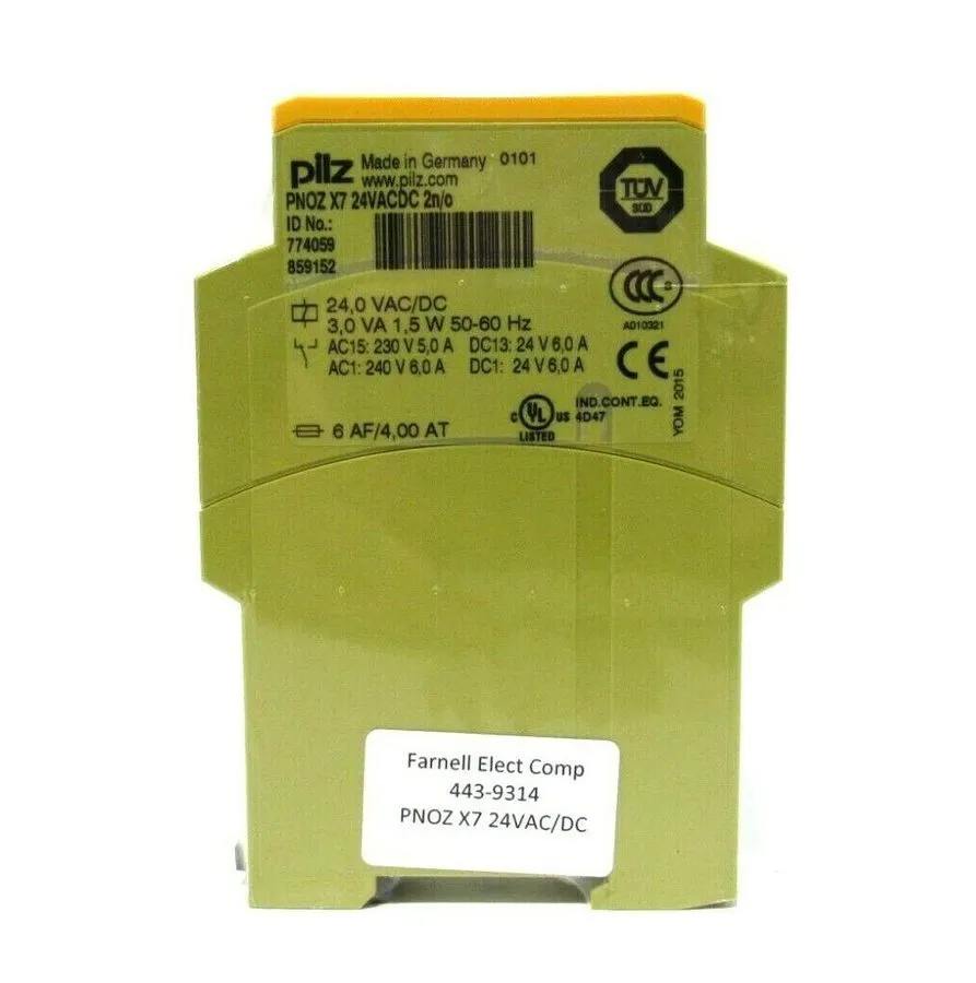 Реле безопасности Pilz safety relay PNOZ X2.8P 24VACDC 777301