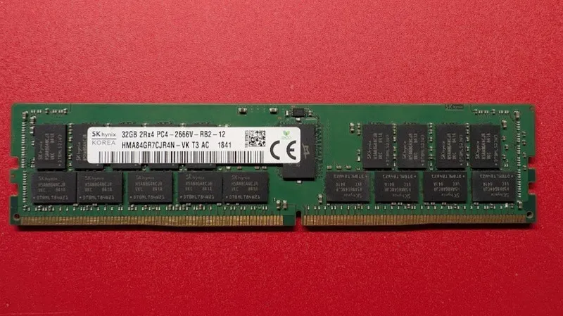 Модуль памяти Micron/Hynix 32GB DDR4 ecc 2RX4 PC4-2666V-RB2 Server RAM